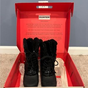 Hunter Original Patent Boot, Black, US Size 6